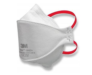 Andningsskydd 1st, andningsmask 3m AURA 1863+ skyddar mot virus bakterier m.m. FFP3, CE