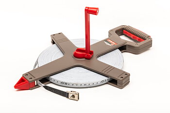 PROLINE TOOLS Landmätare Glasfiber måttband 100 m, Proline