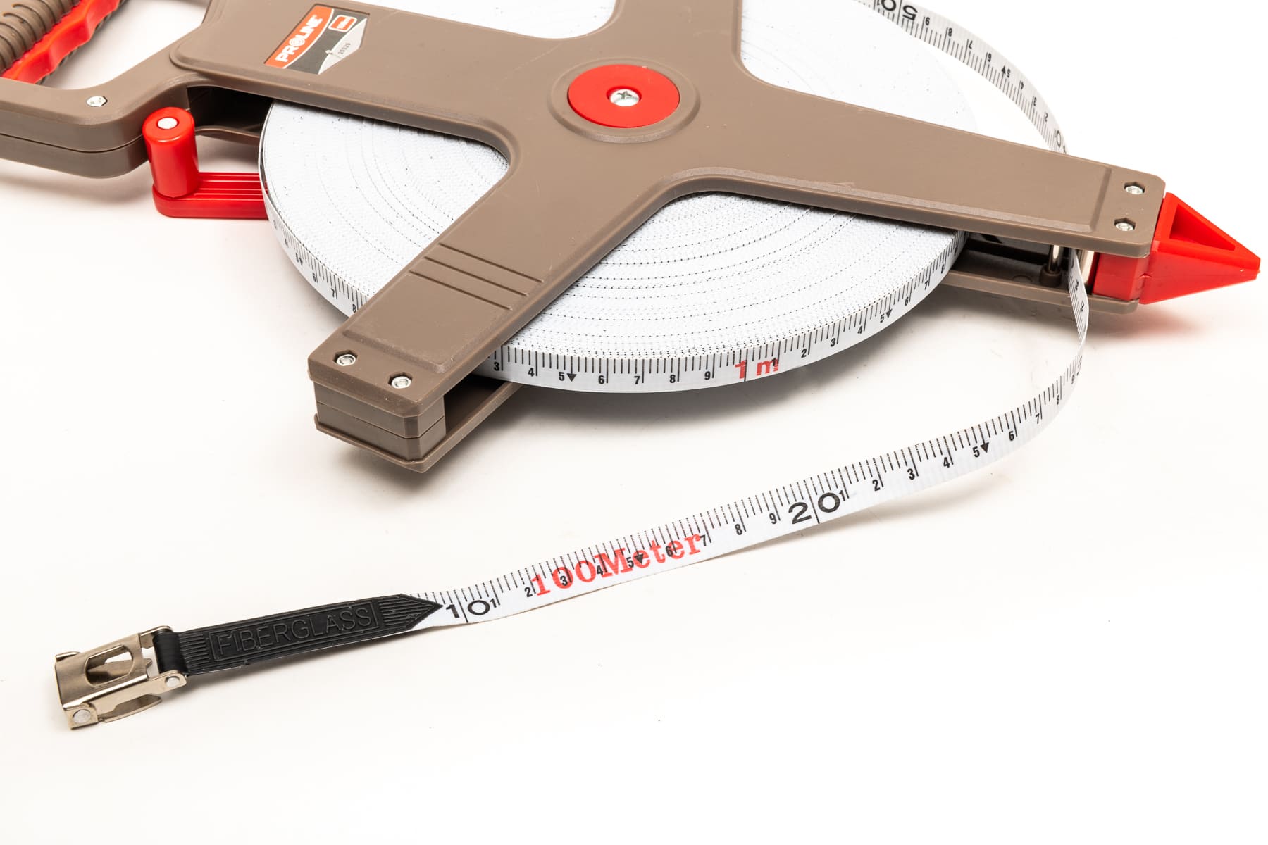 PROLINE TOOLS Landmätare Glasfiber måttband 100 m, Proline - 4