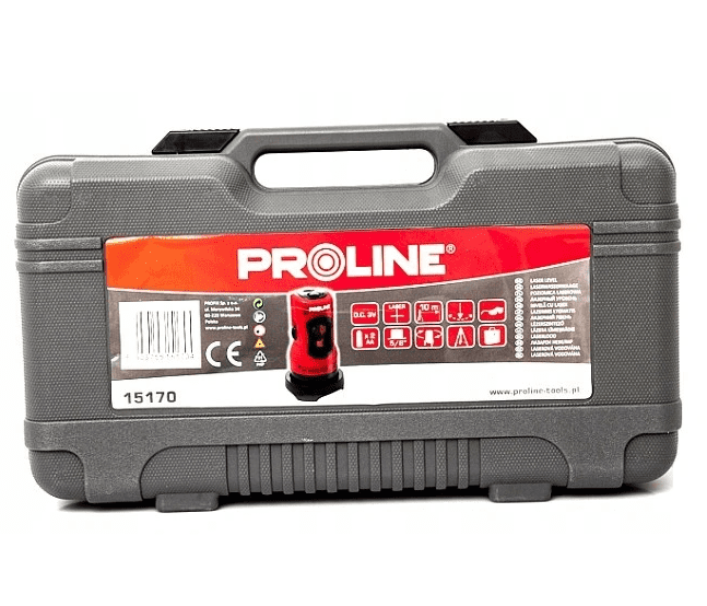 PROLINE TOOLS Laserpass, kors laser, med väska, stativ, skyddsglasögon, Proline - 7