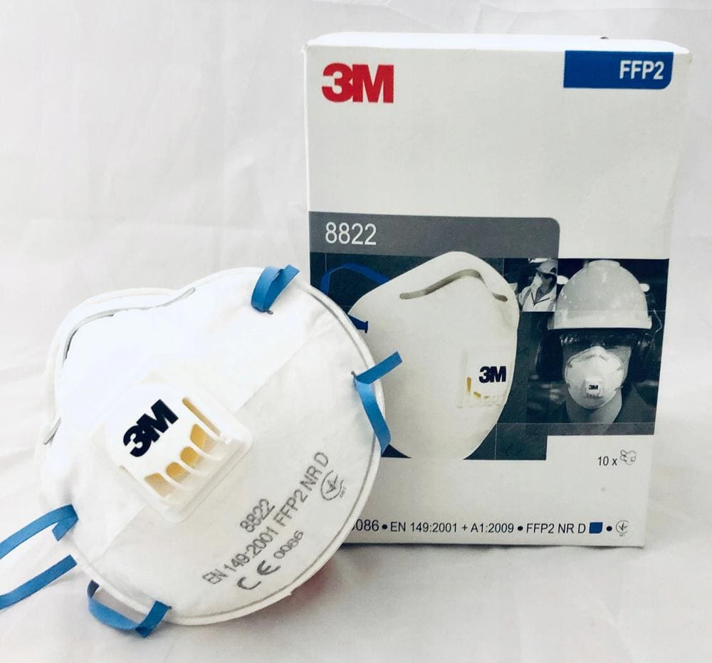 Andningsskydd 1st, andningsmask 3m 8822 skyddar mot virus bakterier m.m. FFP2, CE (minsta order 2st) - 5