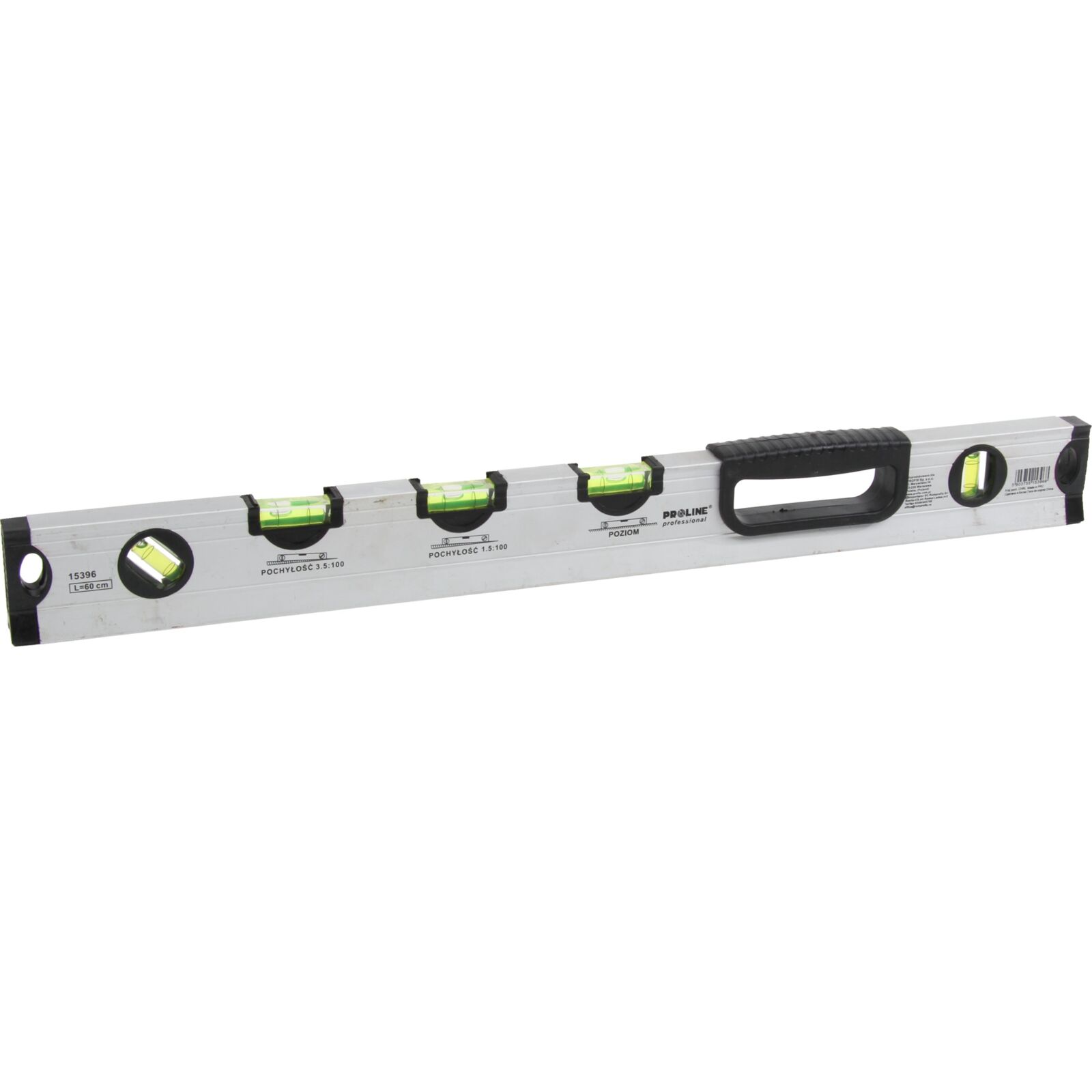 PROLINE TOOLS Vattenpass 1, 5 ST/3, 5 ST, l=80 cm, Proline - 2