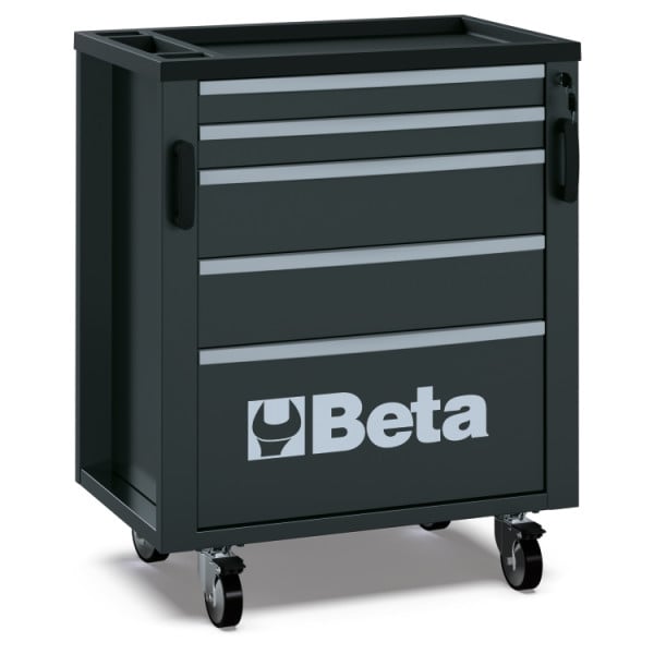 BETA TOOLS Verktygsvagn 5 Lådor 588 x 367 mm, Centrallås, RSC502.0