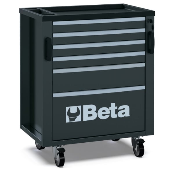 BETA TOOLS Verktygsvagn 6 Lådor 588 x 367 mm, Centrallås, RSC502.0