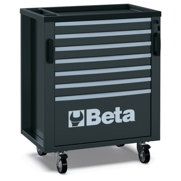 BETA TOOLS Verktygsvagn 7 Lådor 588 x 367 mm, Centrallås, RSC502.0