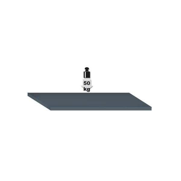 BETA TOOLS Hyllplan 500 x 400 mm Rostfri, RSC