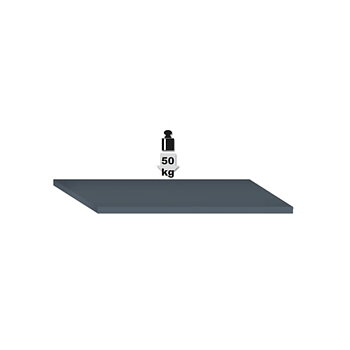 BETA TOOLS Hyllplan 500 x 400 mm Rostfri, RSC