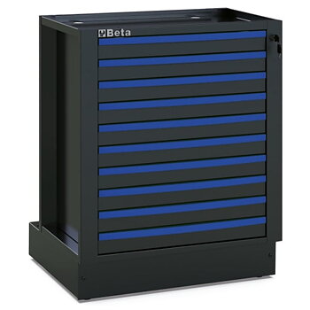 BETA TOOLS Färgglada Lådsfronter 10-Pack, Passar RSC502.0 System, Rostfri