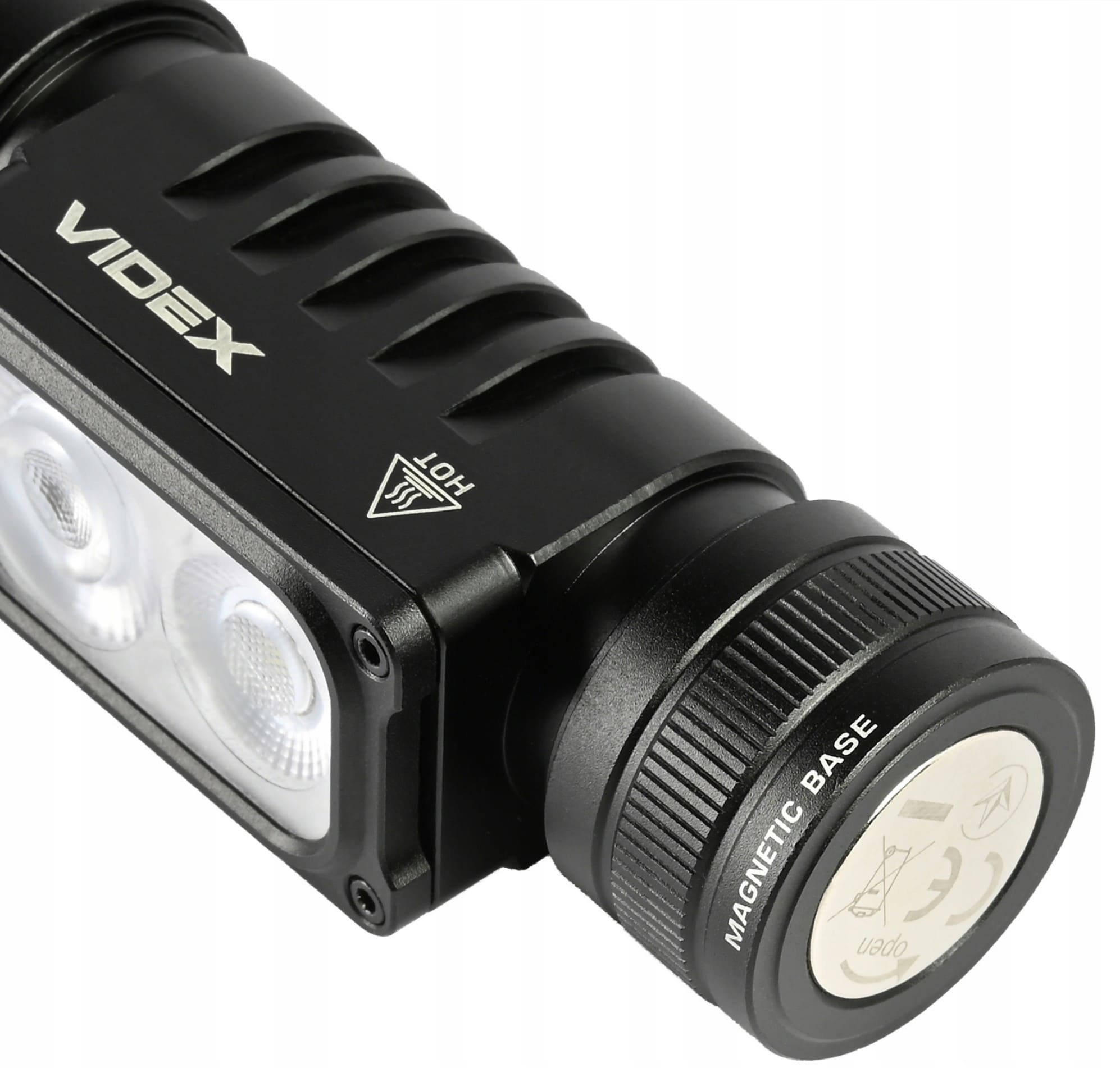 Övriga4 Pannlampa LED 2000lm 20W+10W IP67 Touchsensor USB-C 10 Lägen Rött Ljus Magnetfot Aluminium, Videx - 8
