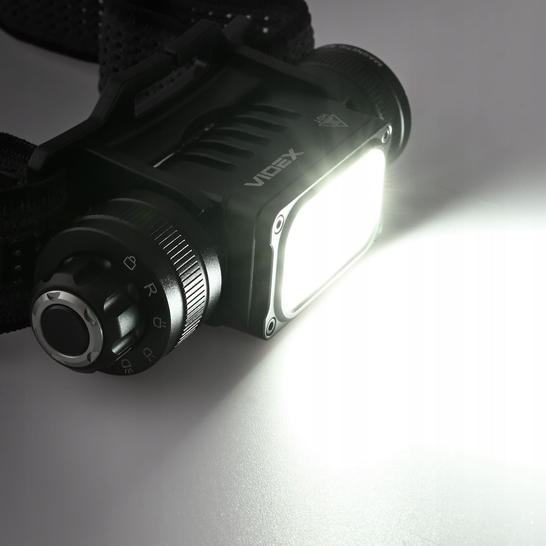 Övriga4 Pannlampa LED 2000lm 20W+10W IP67 Touchsensor USB-C 10 Lägen Rött Ljus Magnetfot Aluminium, Videx - 2
