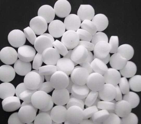 Salttabletter Vattenavhärdare 25 kg NaCl 99, 9% EN 973 Ø25 mm Kalkskydd Jonbytare, Qemetica - 3