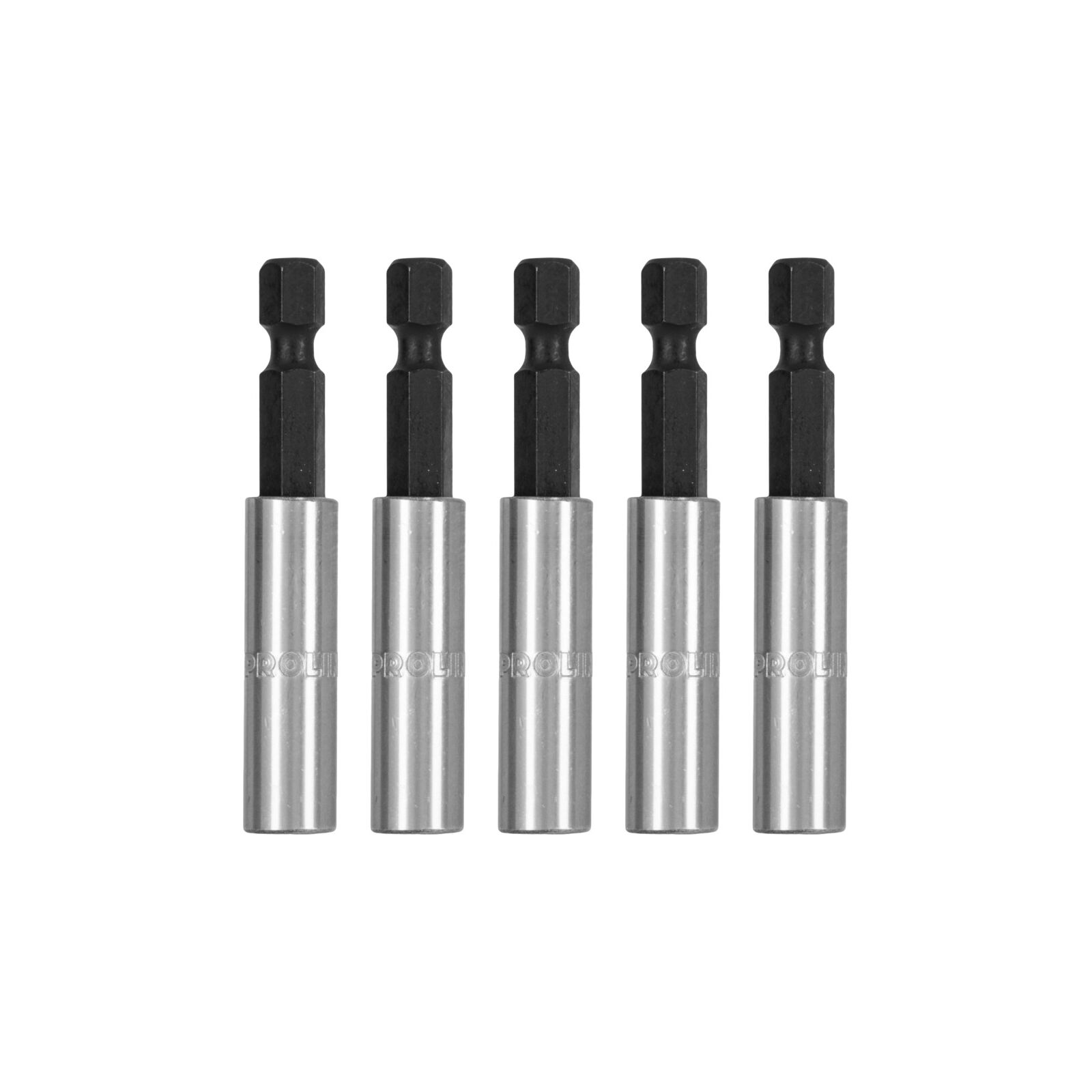 PROLINE TOOLS Magnetiskt bitshållare 1/4, l=60 mm, 5st, Proline - 6