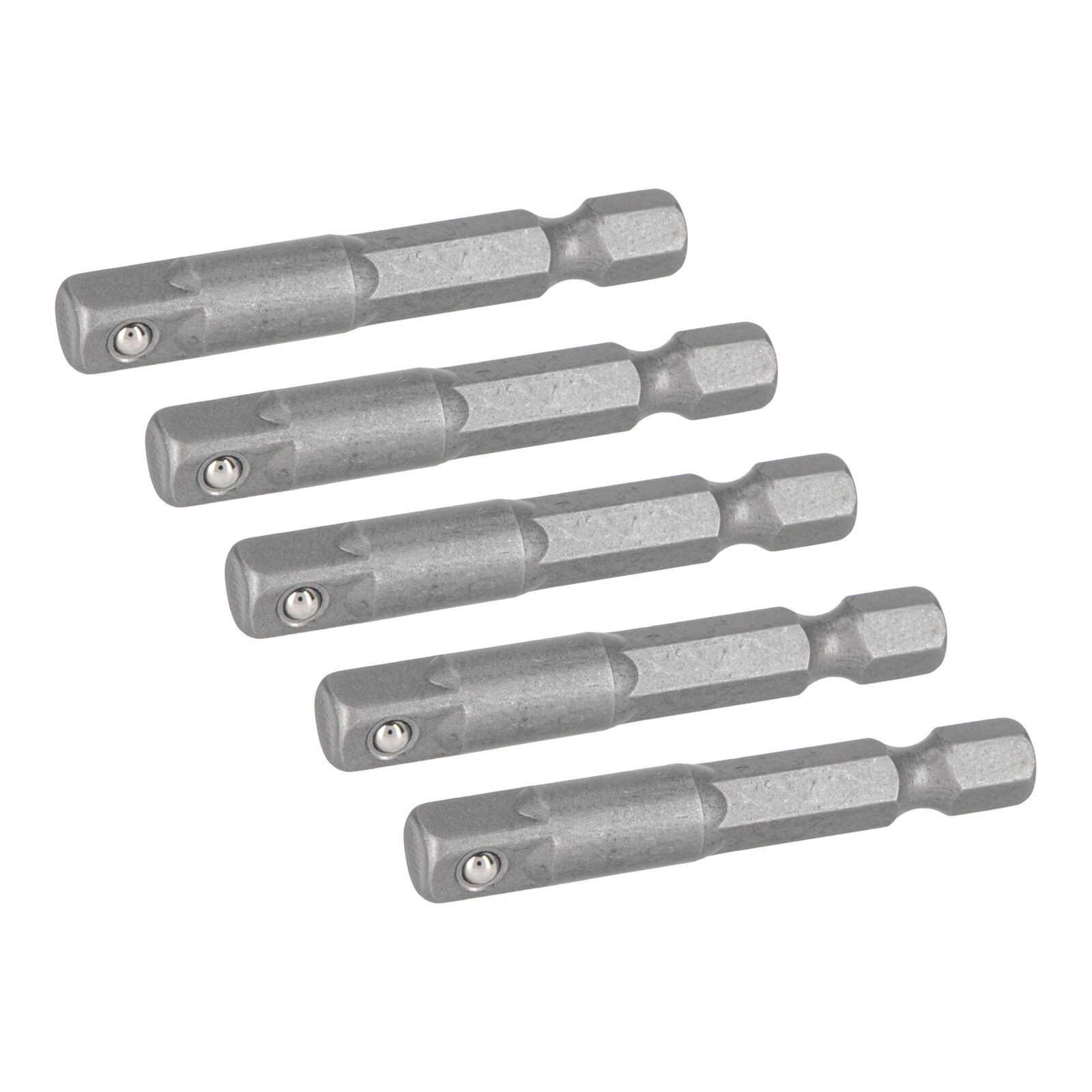 PROLINE TOOLS 1/4 Socket Adaptor l=50 mm 5-pack, Proline - 2