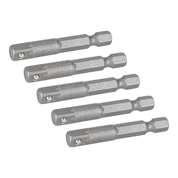 PROLINE TOOLS 1/4 Socket Adaptor l=50 mm 5-pack, Proline