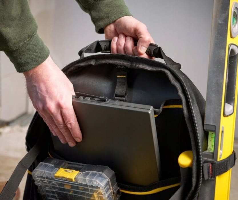 Verktygsryggsäck FatMax 50 Fickor 17L Vattentät Botten Laptop 1-95-611, STANLEY - 7