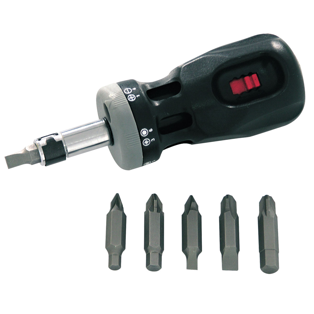 PROLINE TOOLS Skruvmejsel med spärr 12-i-1, Proline