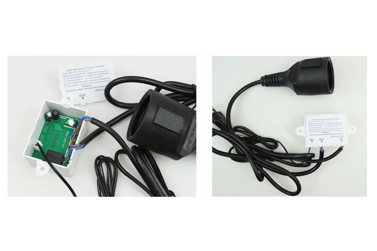 Övriga 3 Termostat Frostvakt Digital Plug-in 230V 1500W -55°C till 110°C Värme/Kyla TES-230V, Adelid - 9