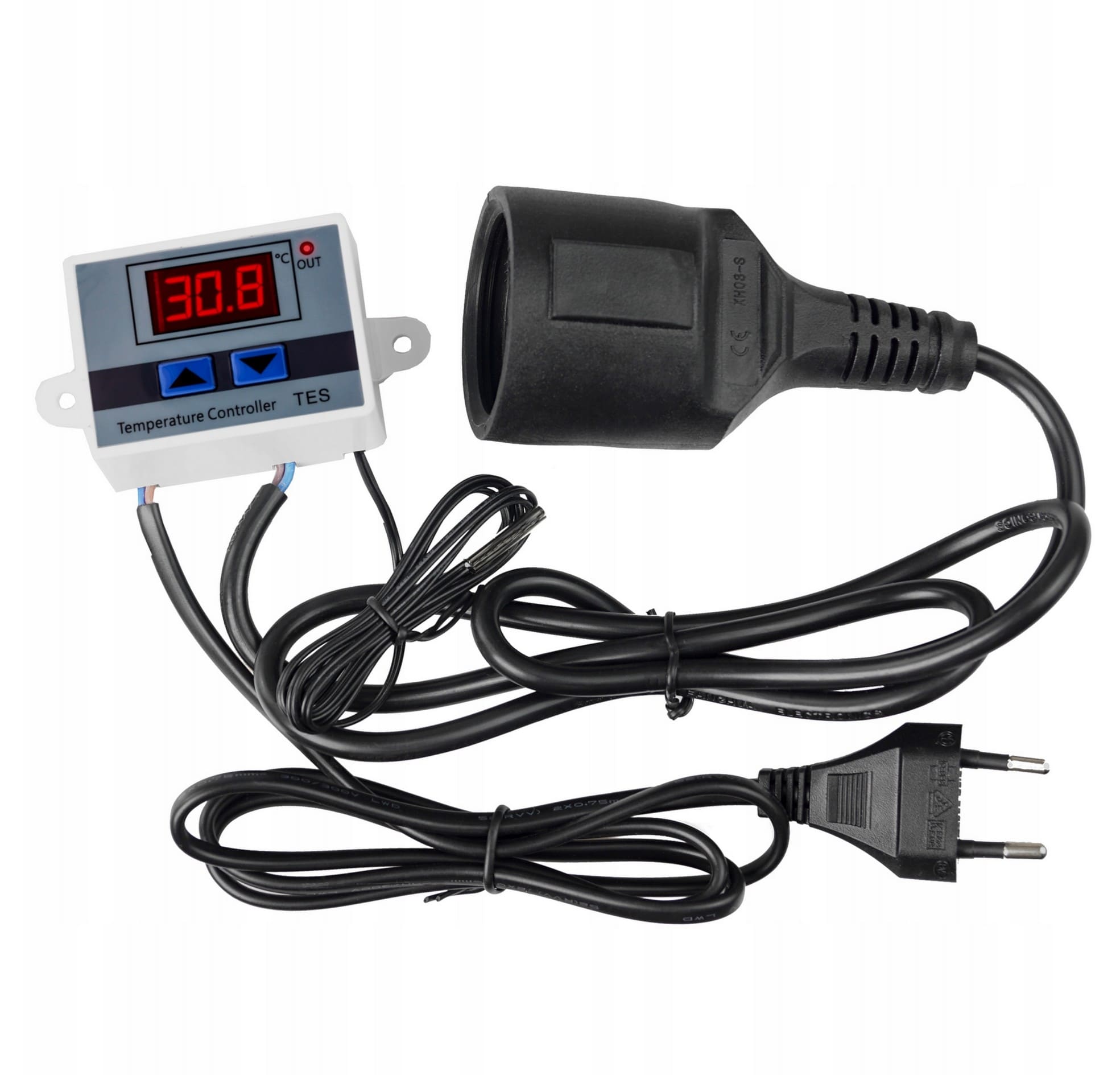 Övriga 3 Termostat Frostvakt Digital Plug-in 230V 1500W -55°C till 110°C Värme/Kyla TES-230V, Adelid - 3