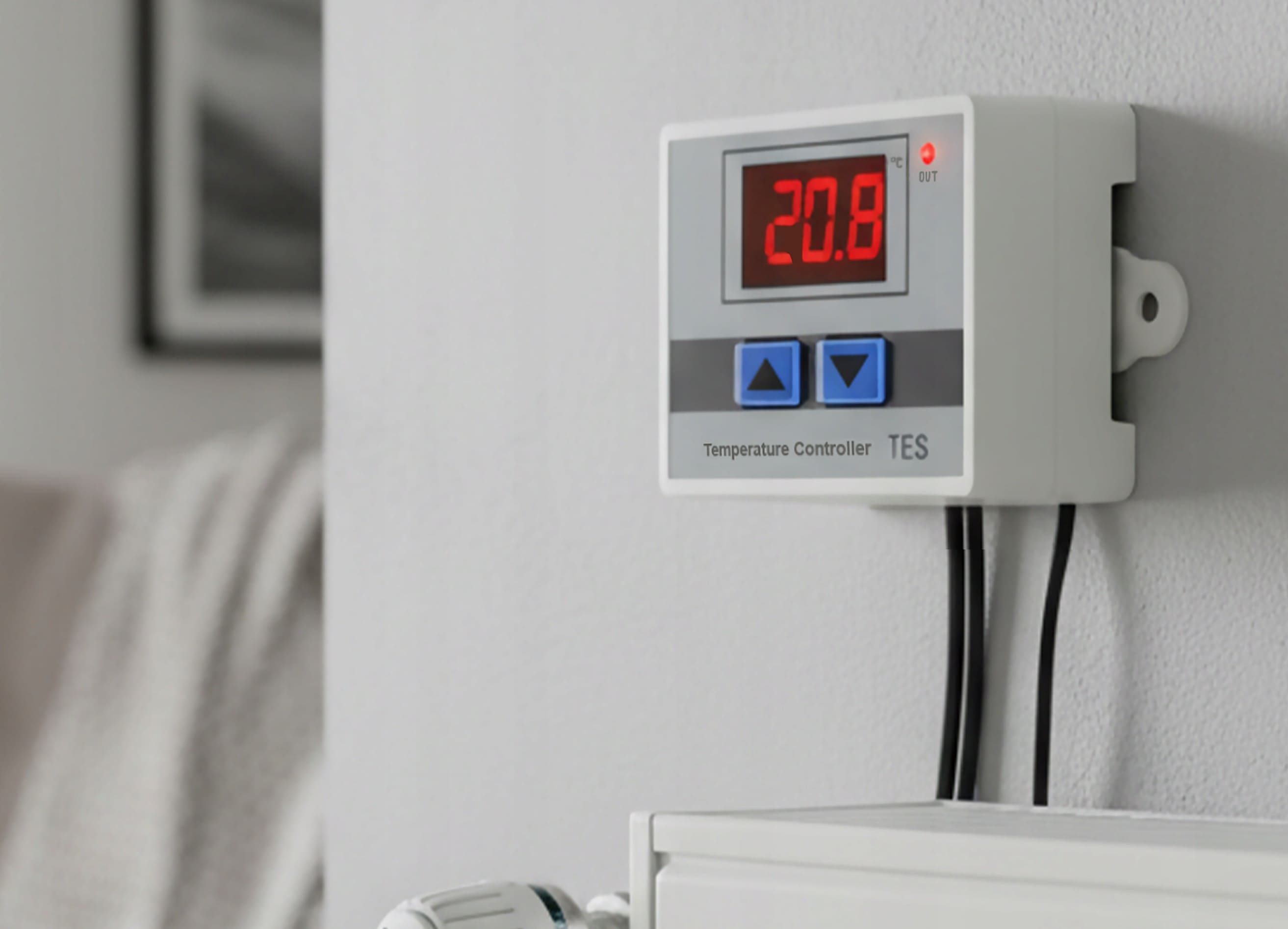 Övriga 3 Termostat Frostvakt Digital Plug-in 230V 1500W -55°C till 110°C Värme/Kyla TES-230V, Adelid - 7