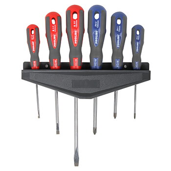 PROLINE TOOLS Skruvmejslar 6-delarsset, Soft-Touch, Proline