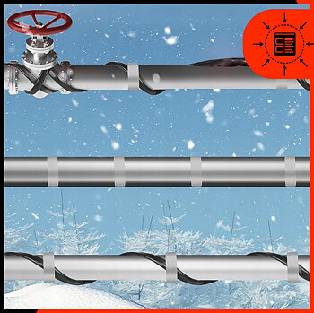 Värmekabel Frostvakt, Självreglerande 230V 10W/m IP68 med Stickkontakt 1-10m, profiHOT (Längd (m) : 1)