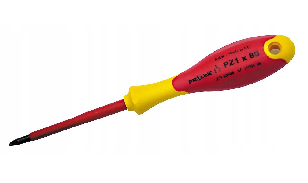 PROLINE TOOLS Skruvmejsel för el och elektronik stjärna PZ2/100, 1000V, Proline