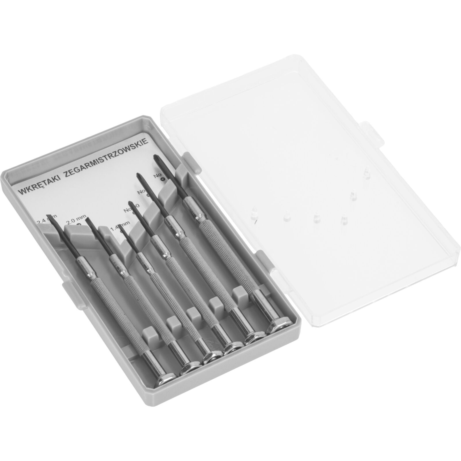 PROLINE TOOLS Klockverktyg, precisionsverktyg - sats med platta och stjärnskruvmejslar, 6st, Proline - 3