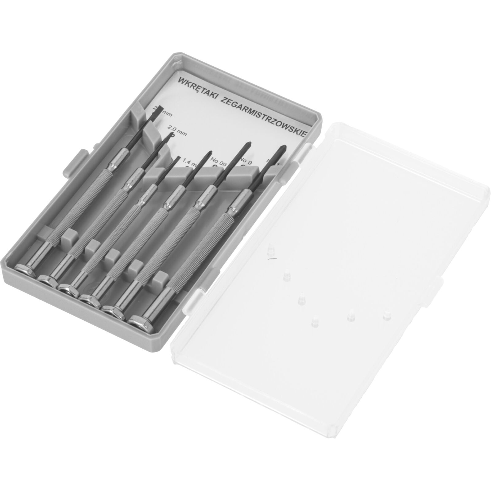 PROLINE TOOLS Klockverktyg, precisionsverktyg - sats med platta och stjärnskruvmejslar, 6st, Proline - 2