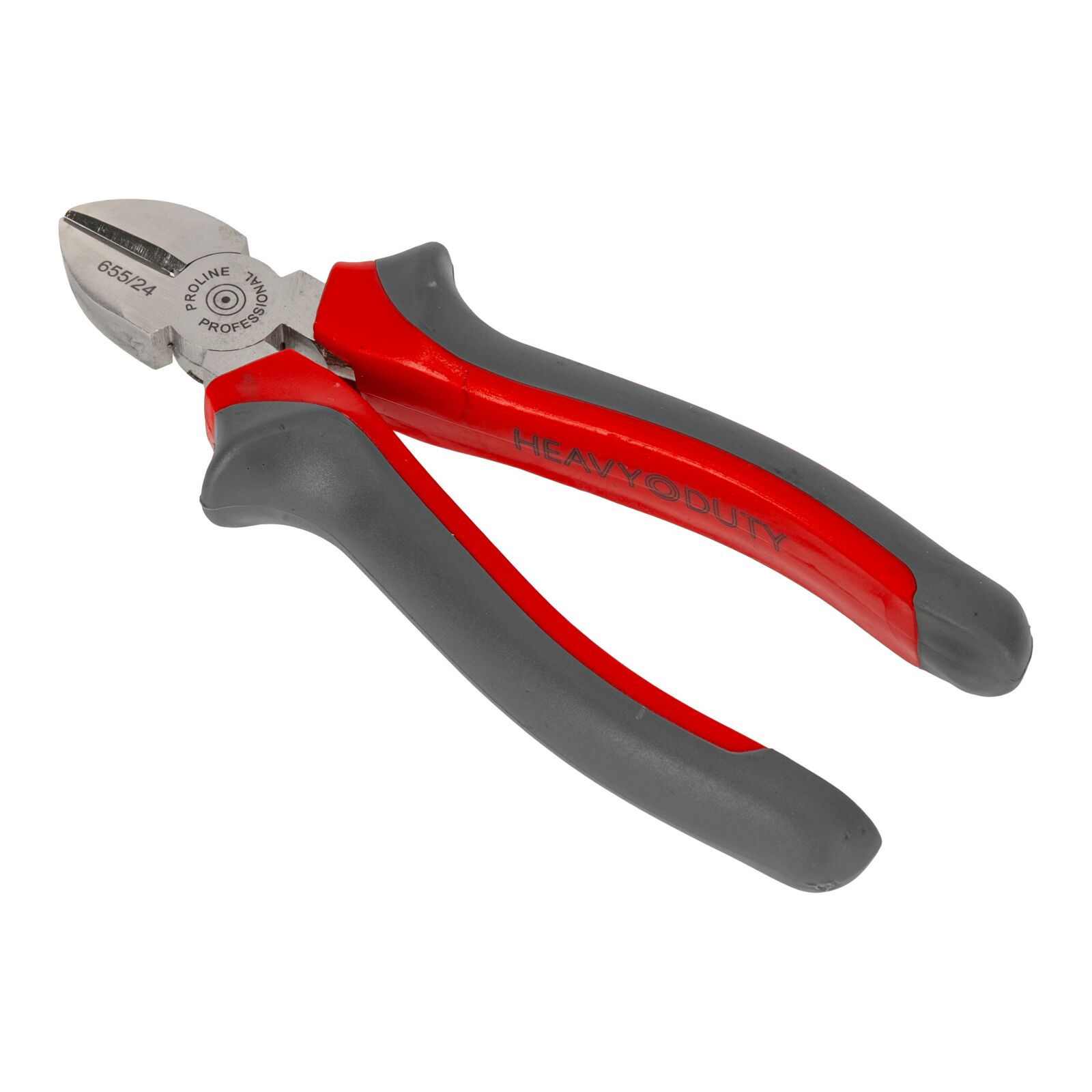 PROLINE TOOLS Sidavbitare 160 mm, Drop Forged, Härdat, Satin Finish, Heavy Duty Mörka Plast Handtag, Proline - 2