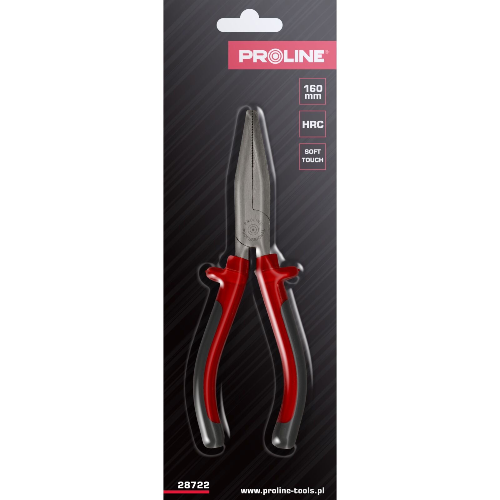 PROLINE TOOLS Flacktång 160 mm, Soft Touch, Räfflad, Proline - 7