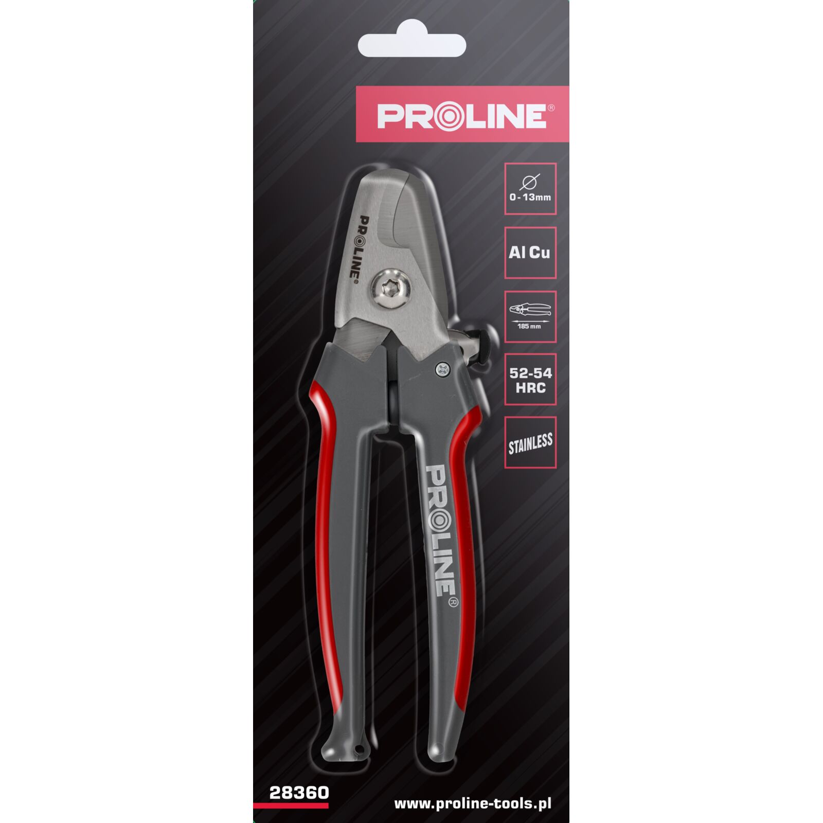 PROLINE TOOLS Kabelsax AL-CU 0-13 mm², längd 185 mm, Proline - 7