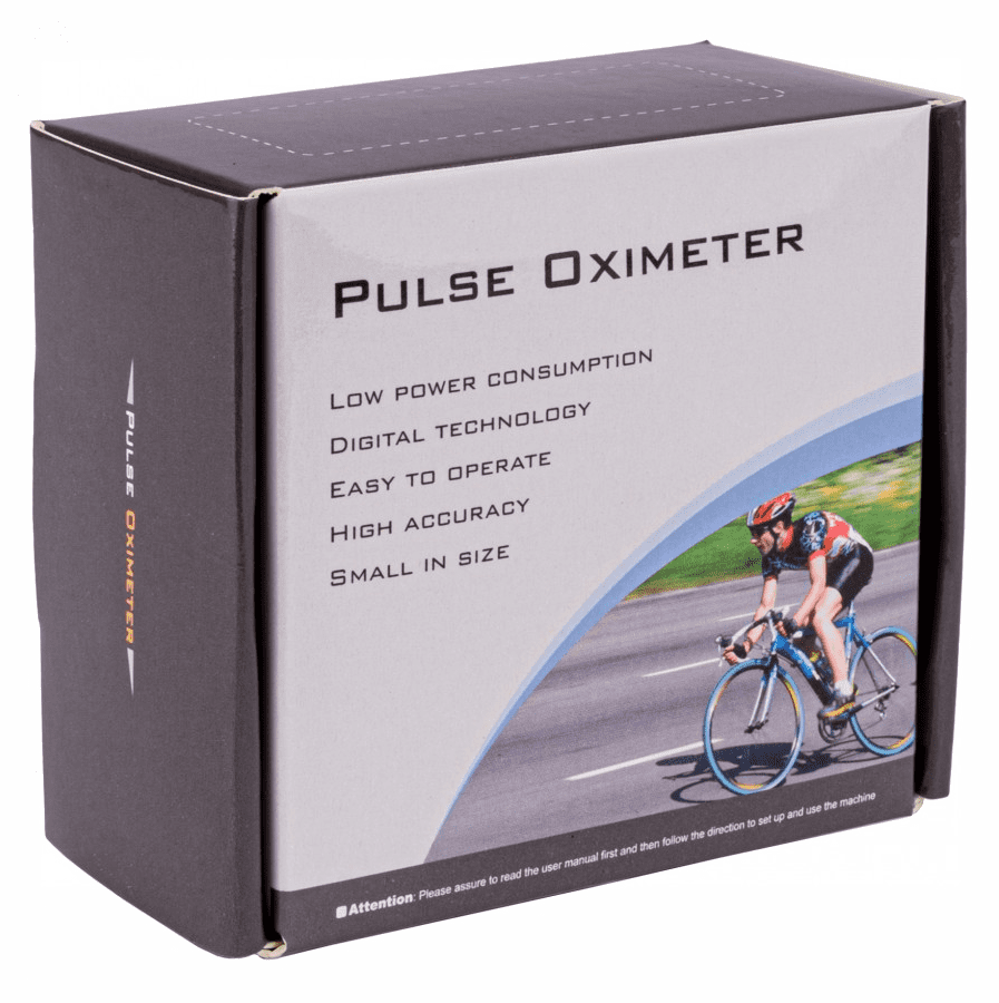 Pulsoximeter, syremätare, färg OLED display, 30-250bpm - 5