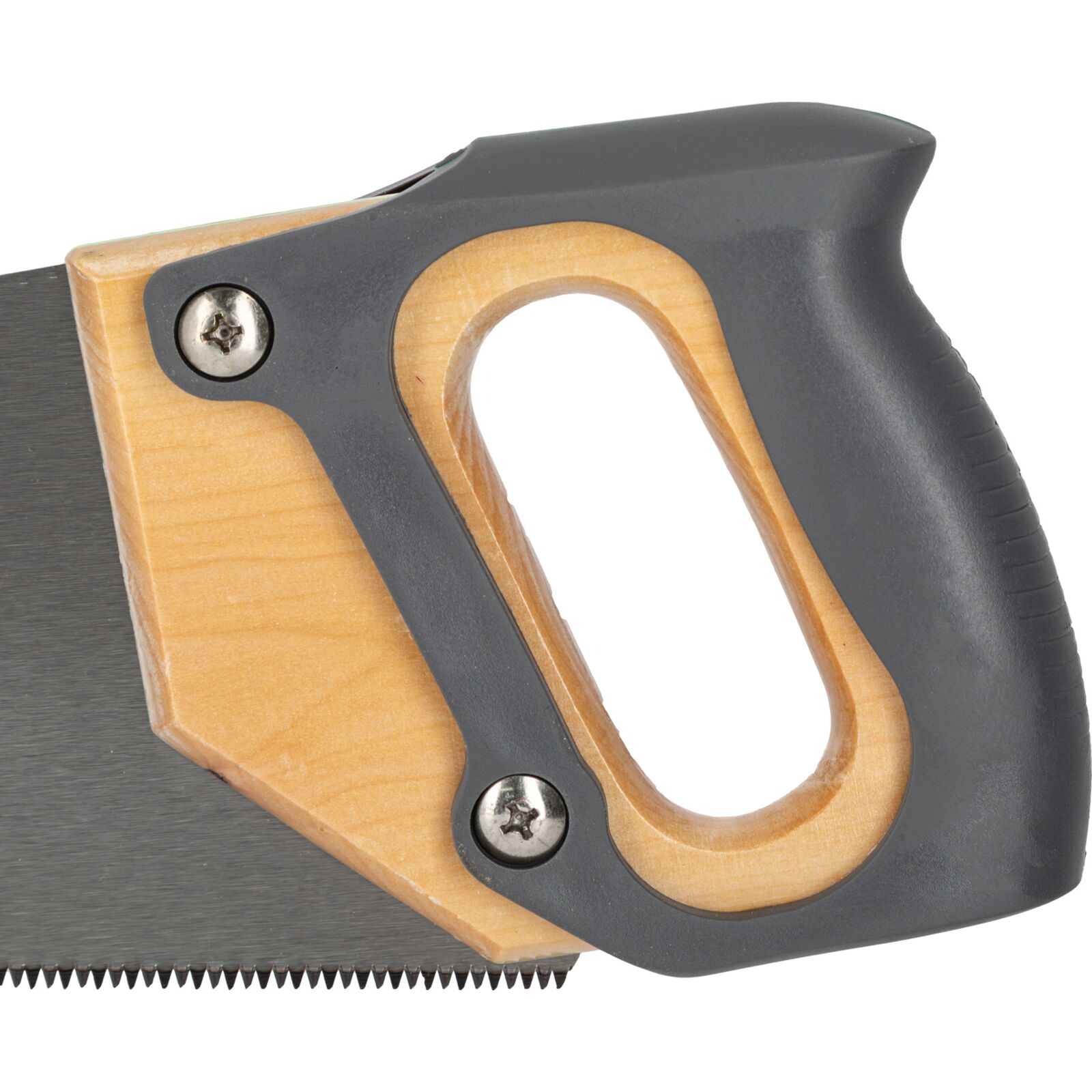 PROLINE TOOLS Handsaw 400 mm / 450 mm / 500 mm, 10TPI, trähandtag med gummigrepp, turbo, för trä och plast, Proline (Storlek (mm) : 400) - 4