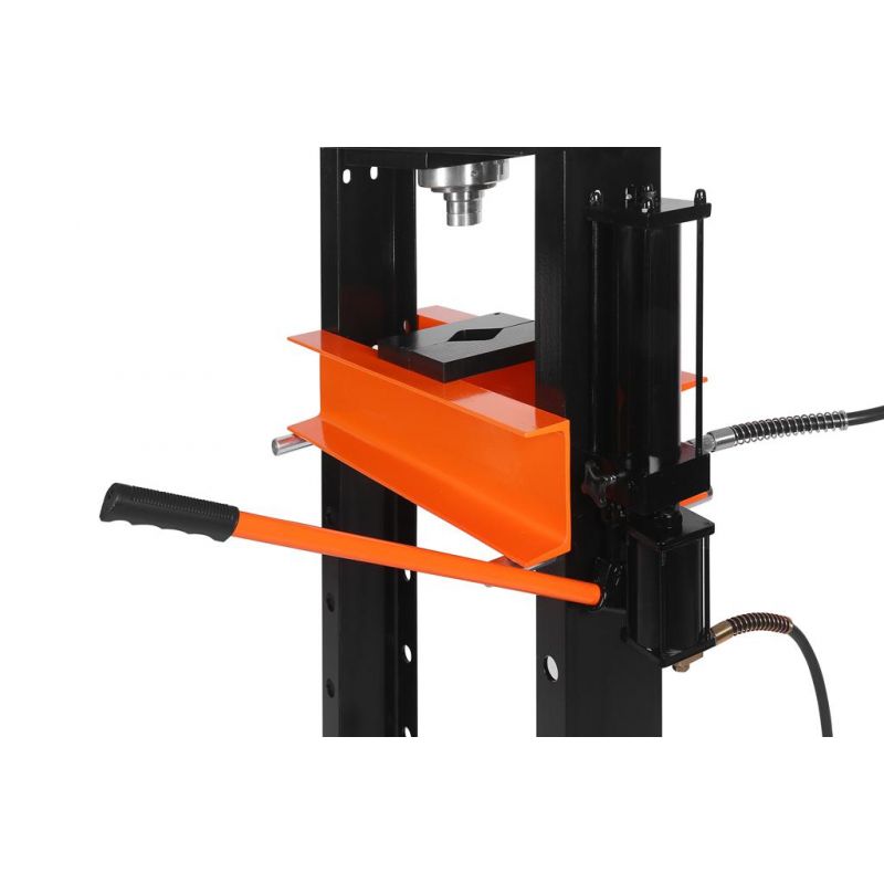 Hydraulisk Verkstadspress 20 Ton Glidande Kolv 8-Nivå Hylla Arbetsdjup 0–950 mm Hydraulpress, Kraft&Dele KD5876 - 8
