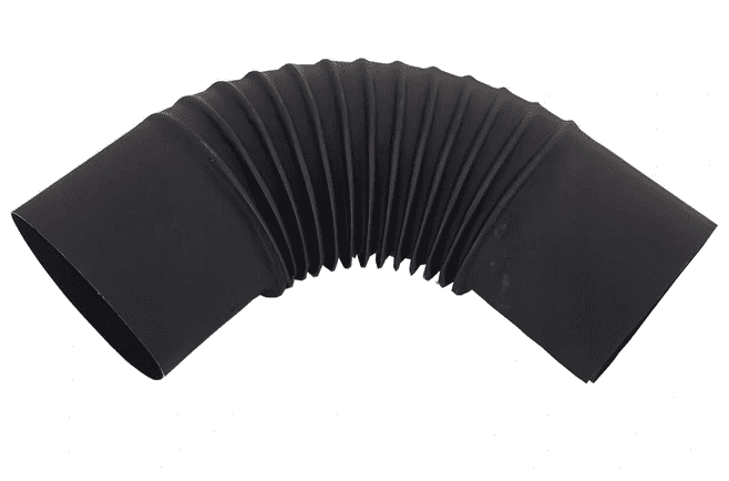 Övriga 3 Rörböj för rökkamin, 90 grader 100 mm x 50 cm rökrör