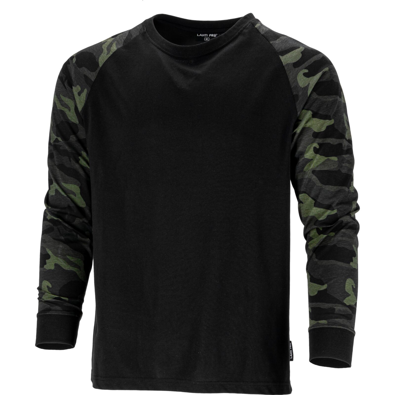 LahtiPro Långarmad t-shirt camo-svart 190G/M2, CE, LAHTI (Storlek : M) - 5