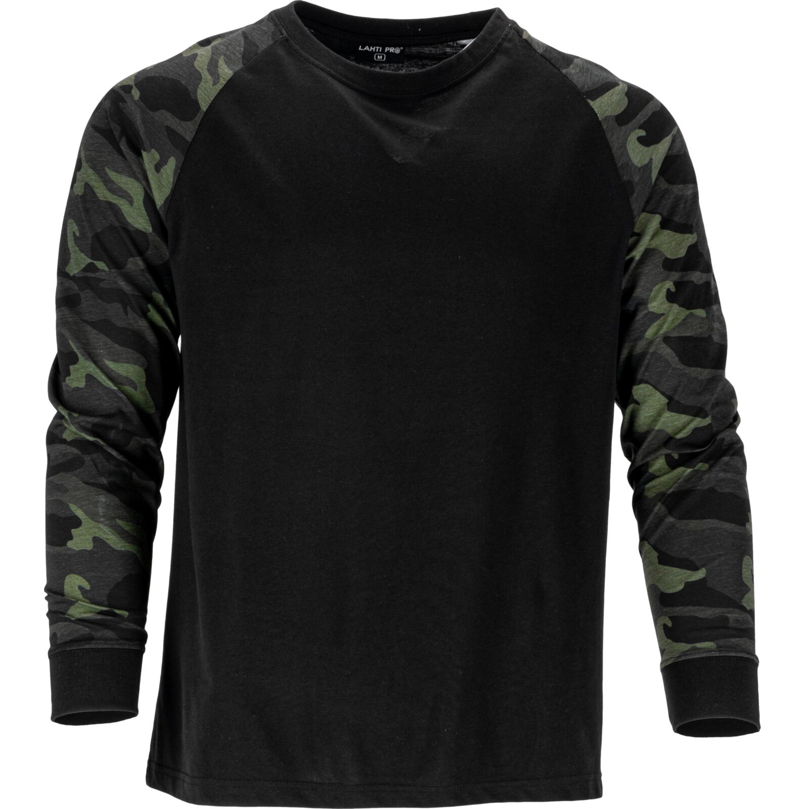 LahtiPro Långarmad t-shirt camo-svart 190G/M2, CE, LAHTI (Storlek : 2XL)
