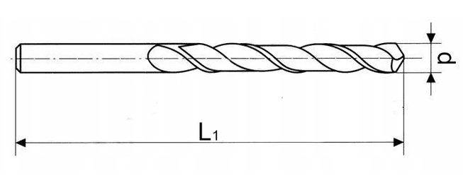 Metallborr HSS (spiralborr) DIN3382.6 mm 1st. - 2