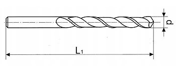 Metallborr HSS (spiralborr) DIN3382.6 mm 1st.