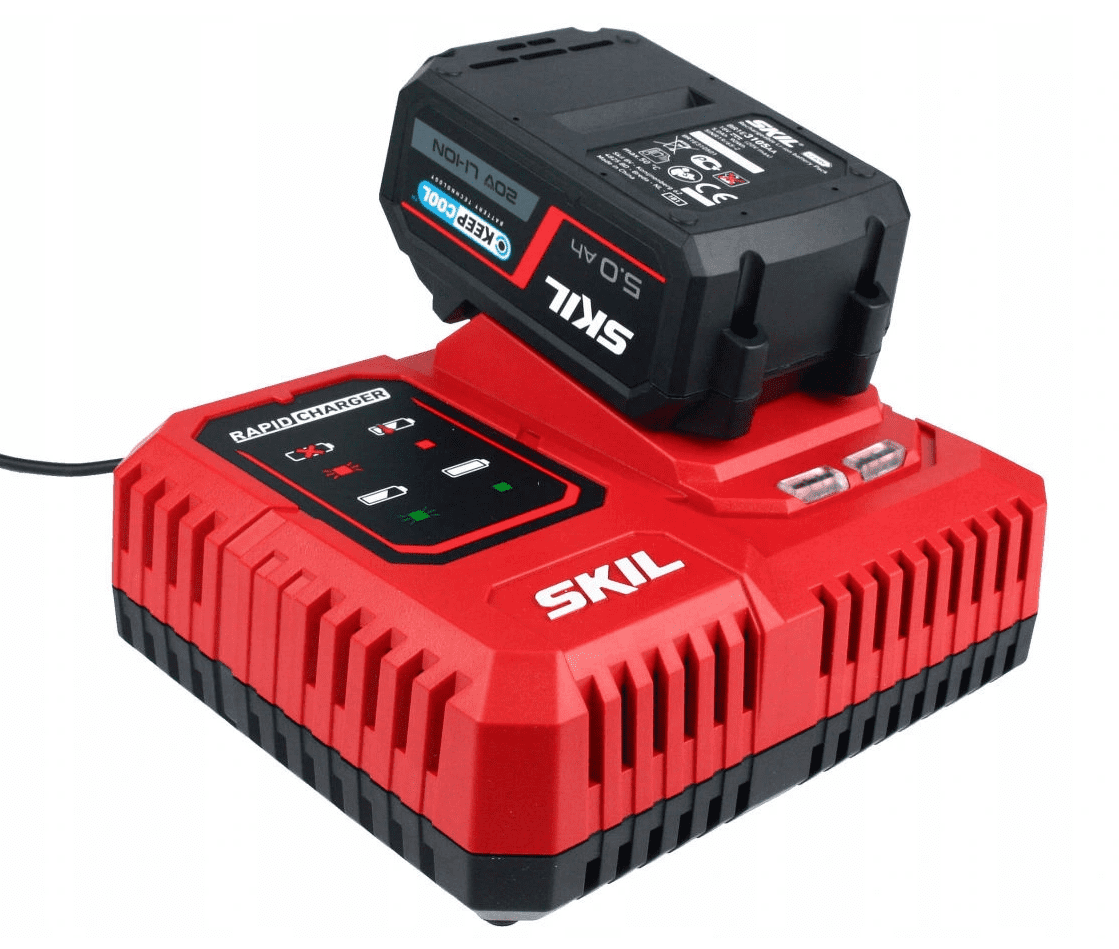 Elsåg, cirkelsåg 20V 4, 0Ah 4500rpm 54 mm skärdjup, 165 mm skivor, snabbladdare, SKIL - 14