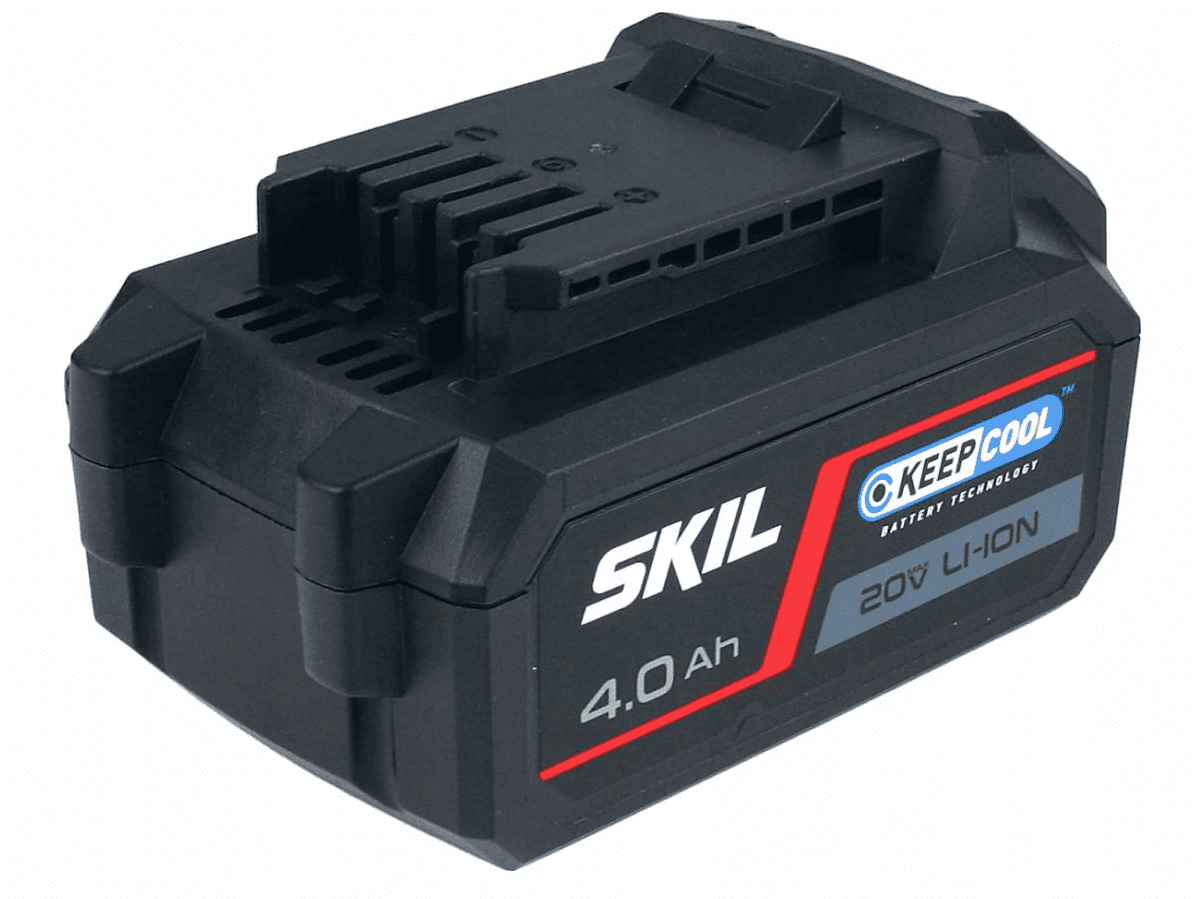 Elsåg, cirkelsåg 20V 4, 0Ah 4500rpm 54 mm skärdjup, 165 mm skivor, snabbladdare, SKIL - 17