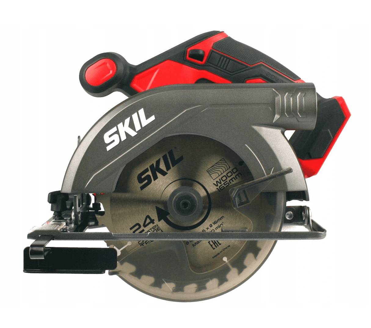 Elsåg, cirkelsåg 20V 4, 0Ah 4500rpm 54 mm skärdjup, 165 mm skivor, snabbladdare, SKIL - 12
