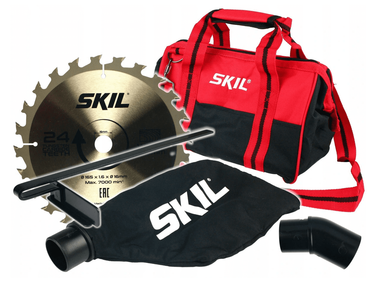 Elsåg, cirkelsåg 20V 4, 0Ah 4500rpm 54 mm skärdjup, 165 mm skivor, snabbladdare, SKIL - 10