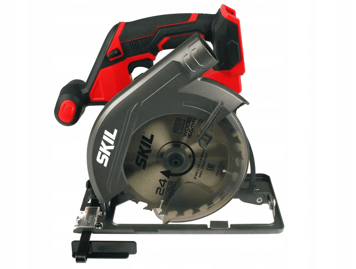 Elsåg, cirkelsåg 20V 4, 0Ah 4500rpm 54 mm skärdjup, 165 mm skivor, snabbladdare, SKIL - 7