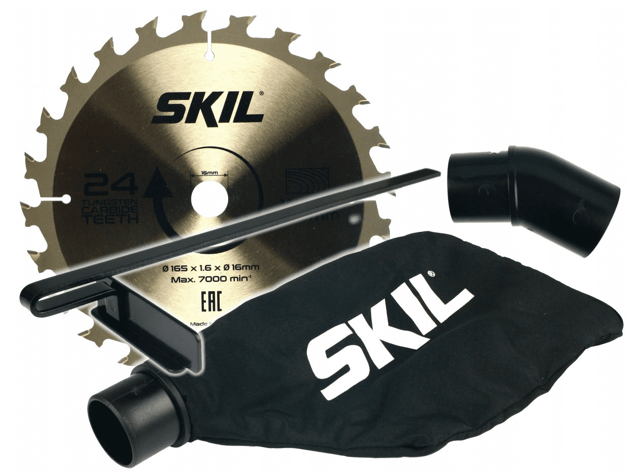 Elsåg, cirkelsåg 20V 4, 0Ah 4500rpm 54 mm skärdjup, 165 mm skivor, snabbladdare, SKIL - 5