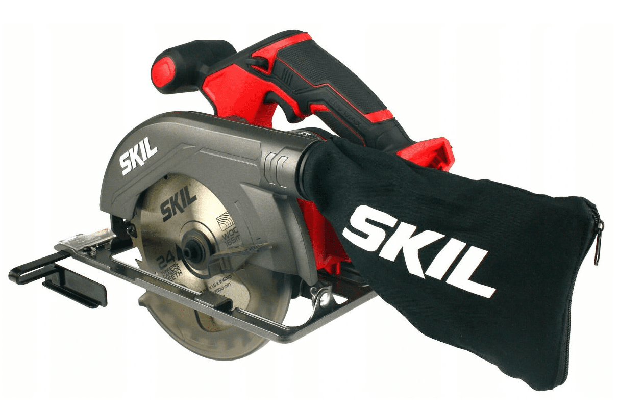 Elsåg, cirkelsåg 20V 4, 0Ah 4500rpm 54 mm skärdjup, 165 mm skivor, snabbladdare, SKIL - 4