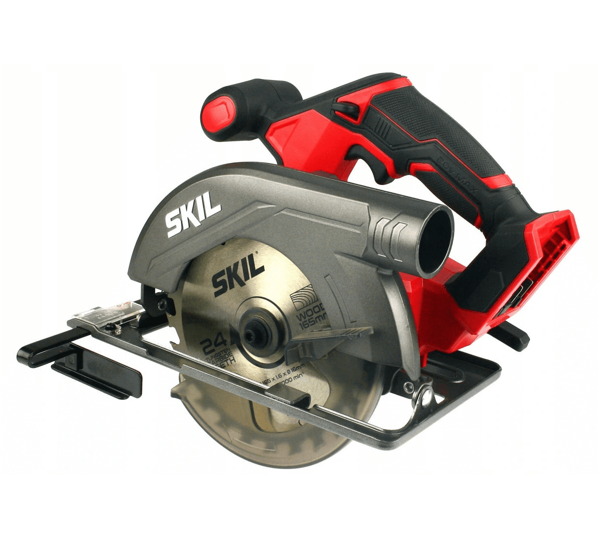 Elsåg, cirkelsåg 20V 4, 0Ah 4500rpm 54 mm skärdjup, 165 mm skivor, snabbladdare, SKIL - 6