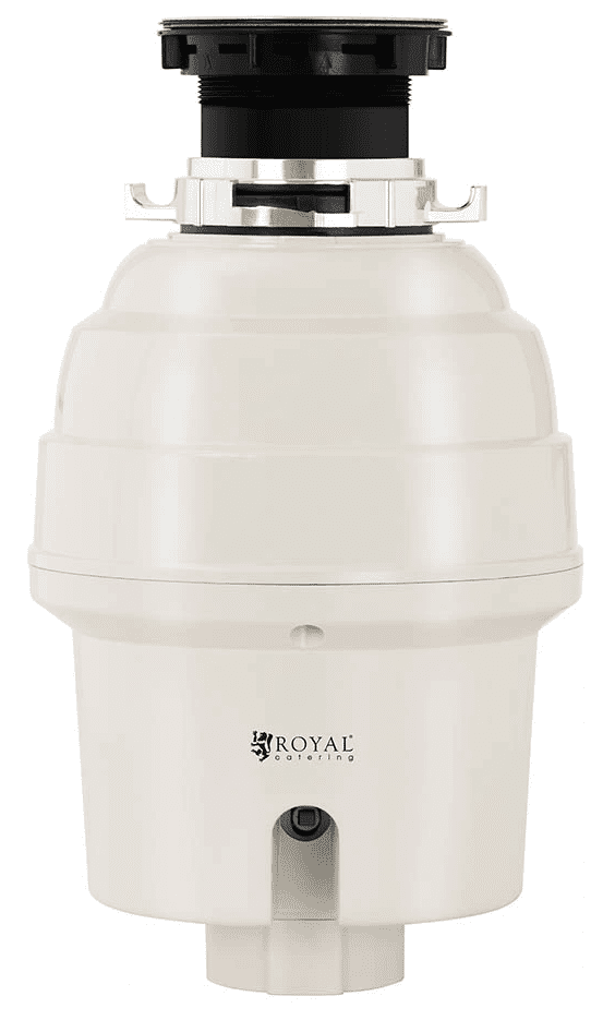 ROYAL CATERING Avfallskvarn 1L 375W, 2600rpm, 22 x 38 cm, pneumatiskt strömbrytare, beige - 5