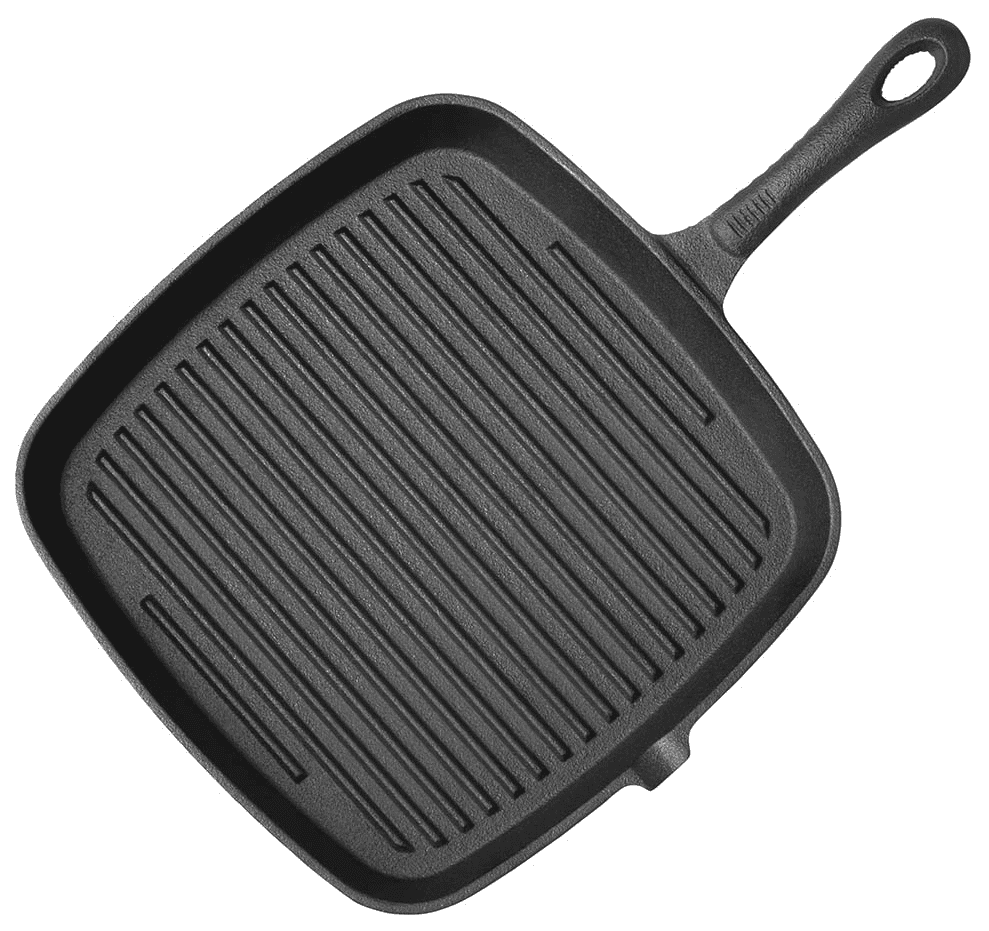 ROYAL CATERING Gjutjärns grillstekpanna 24 x 24 cm, 5.5 cm hög, grillpanna - 3
