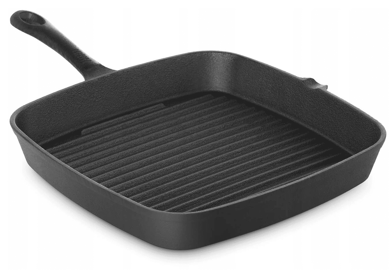 ROYAL CATERING Gjutjärns grillstekpanna 24 x 24 cm, 5.5 cm hög, grillpanna